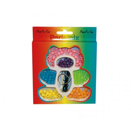 Perlemix i plastperler pastelmix Perlemix i plastperler pastelmix