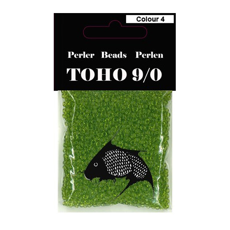 Nr. 4 9/0 Toho Broderiperle Grøn
