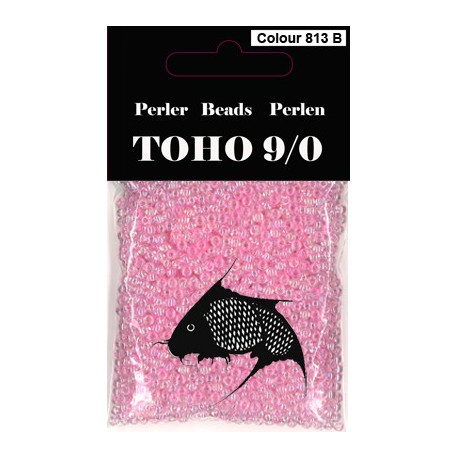 Nr 813B Toho Broderiperle 9/0 lyserød