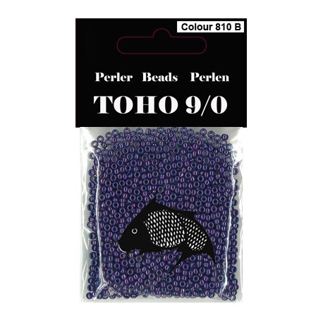 Nr 810B Toho Broderiperle 9/0 20G Mørkelilla