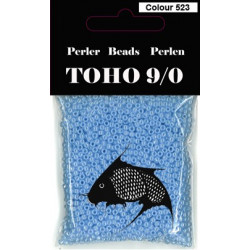 Nr 523 Toho Broderiperle 9/0 Blå perlemor