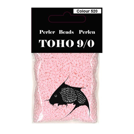 Nr 520 Toho Broderiperle 9/0 Lyserød perlemor