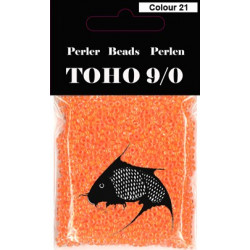 Nr. 21 Toho Broderiperle 9/0 Neon orange