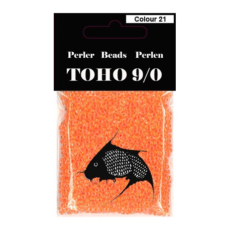 Nr. 21 Toho Broderiperle 9/0 Neon orange