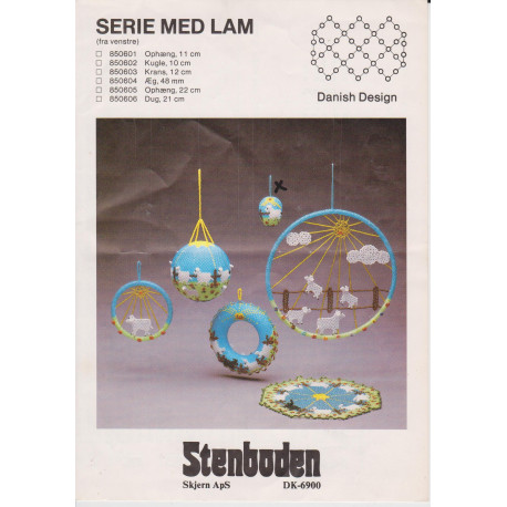 - Brugt - 1985  nr 850603 påskekrans Stenboden