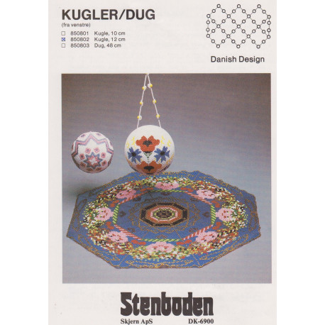 - Brugt - 1985  nr 850802  kugle 12 cm Stenboden