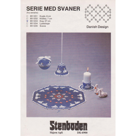 - Brugt - 1985  nr 851204 lysestage Stenboden