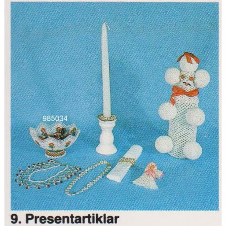 Perlemønster nr. 985034 konfektskål Elises -brugt-