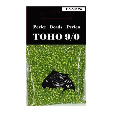 Nr. 24 Toho Broderiperle 9/0 Grøn