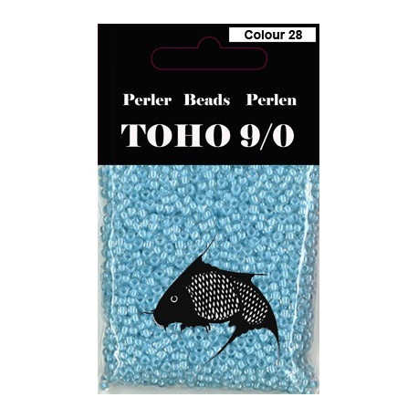 Nr. 28 Toho Broderiperle 9/0 Lyseblå