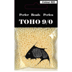 Nr 522 Toho Broderiperle 9/0 Gul perlemor