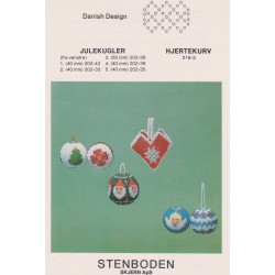 Perleopskrift 1983  nr 202-35 kugle 40 mm Stenboden -brugt-