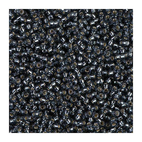 Nr 2426 Miyuki perle 9/ sort silverlined