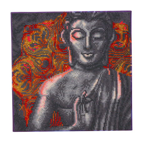 Buddha 30 x 30 cm diamant billede
