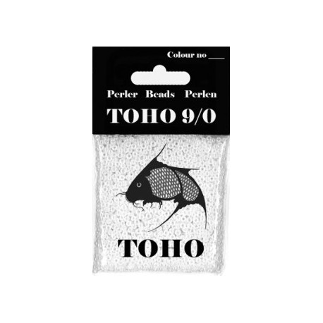 Toho 9/0 Hvide perler