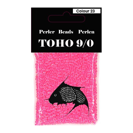 Nr. 23 Toho Broderiperle 9/0 Neon pink