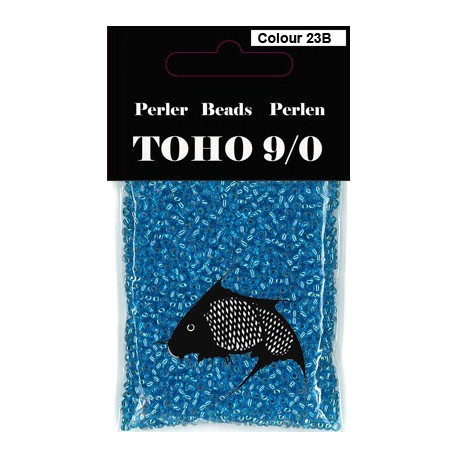 Nr. 23B Toho Broderiperle 9/0 Turkis blå