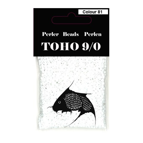 Nr. 81 Toho Broderiperle 9/0 Hvid