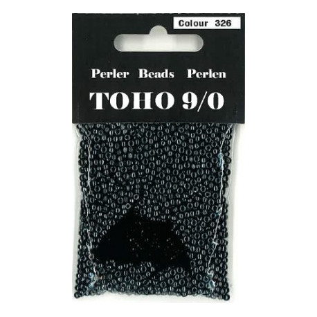 Nr 326 Toho Broderiperle 9/0 Koksgrå