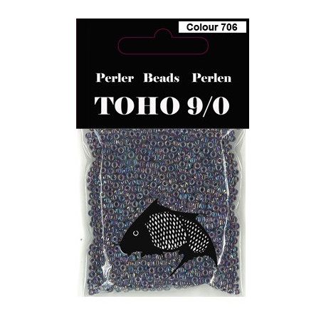 Nr 706 Toho Broderiperle 9/0 Lilla