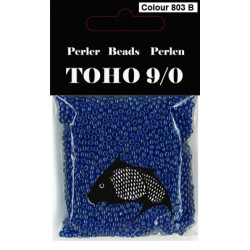 Nr 803B Toho Broderiperle 9/0 Blå perlemor