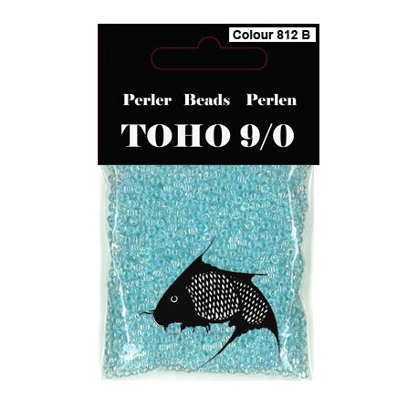 Nr 812B Toho Broderiperle 9/0 blågrøn